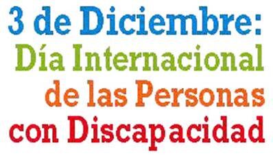 3D - Día Internacional de las personas con discapacidad