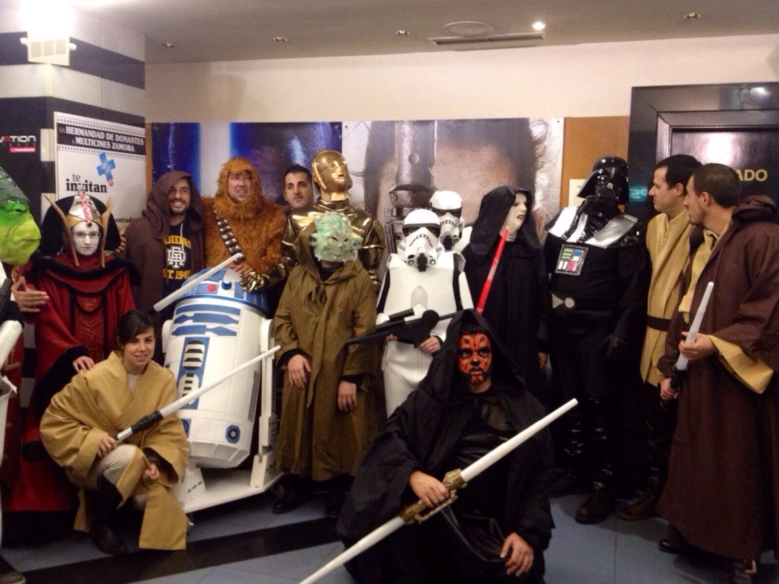 Los usuarios de fundación Personas Zamora fueron protagonistas de la nueva película de la saga de Star Wars