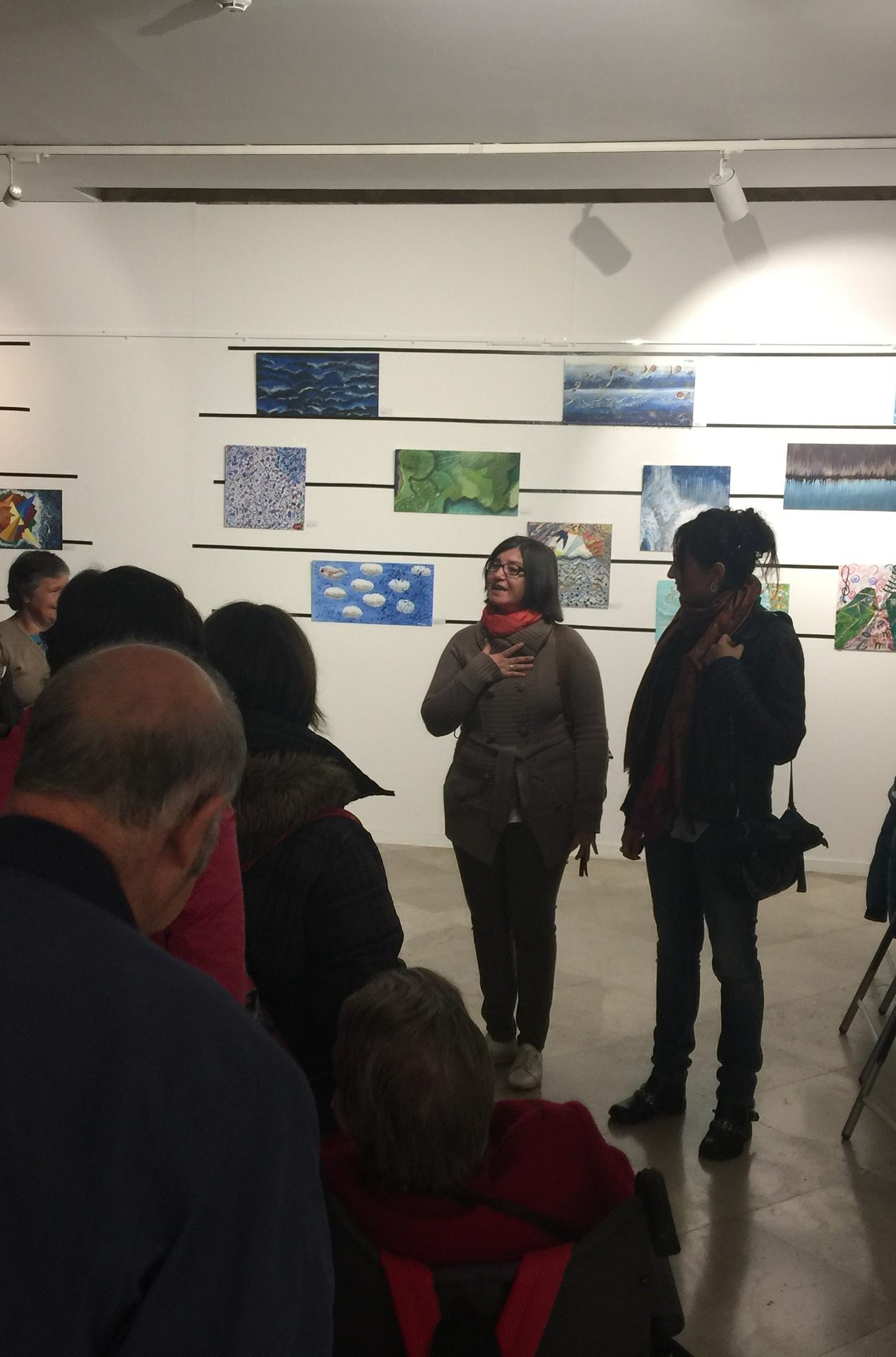 Exposición MÚSICAS PINTADAS. En la sala de exposiciones del Palacio de la Alhóndiga en Zamora