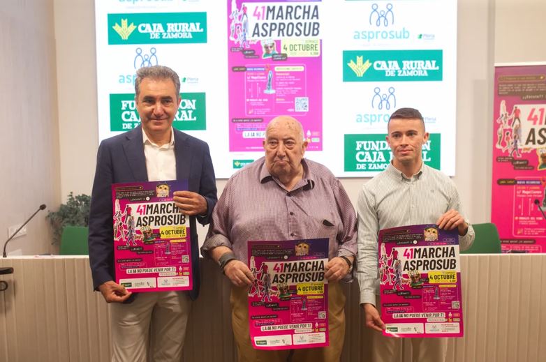 La 41.ª Marcha Asprosub estrena recorrido el 4 de octubre y destinará su recaudación al Centro Cristo de Morales